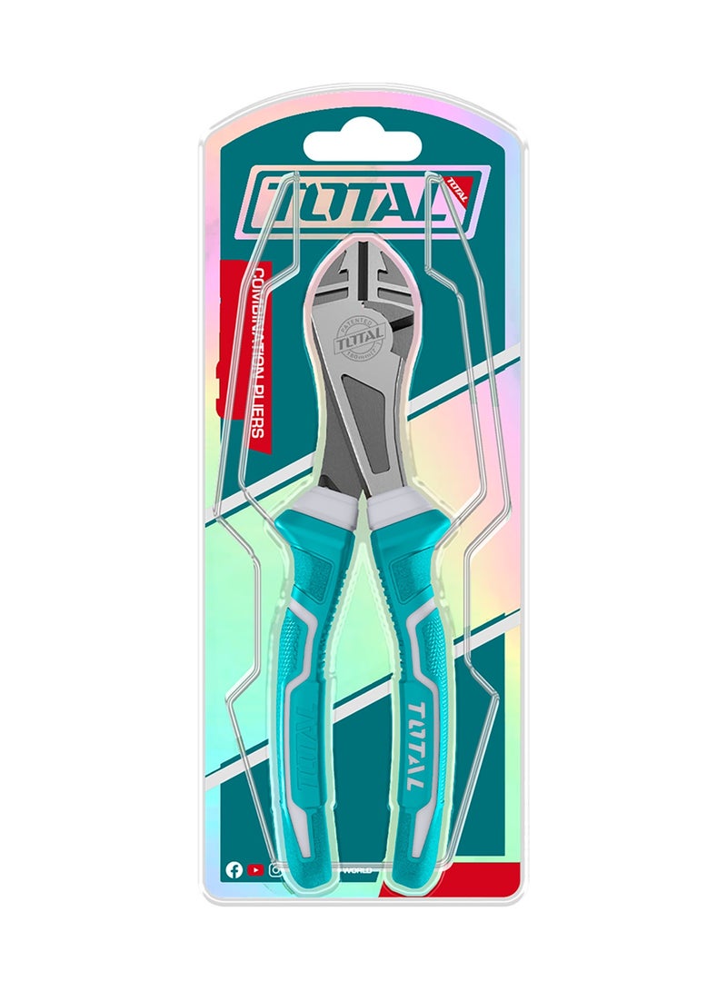 توتال كماشة قطع جانبية شديدة التحمل من توتال بطول ١٨٠ ملم (٧ بوصات)، مصنوعة من فولاذ كربوني C55، بتشطيب مصقول مع زيت مقاوم للصدأ، ومقبض ثنائي اللون لراحة وتحكم أفضل - Image 4